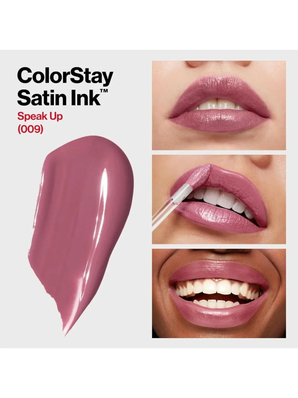 Revlon 009 Speak Up Colorstay Satin Ink Longwear Hydrating Liquid Lipstick